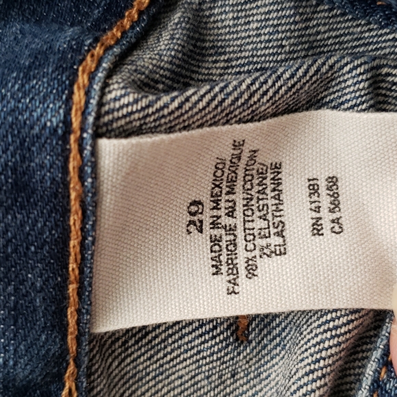 Ralph Lauren Denim & Supply Button Front Stretch Skirt 30" Waist X 16" - Picture 4 of 6